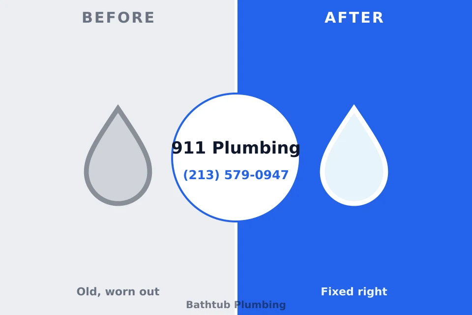 Before and after: plumbing repair Elk Mound, WI